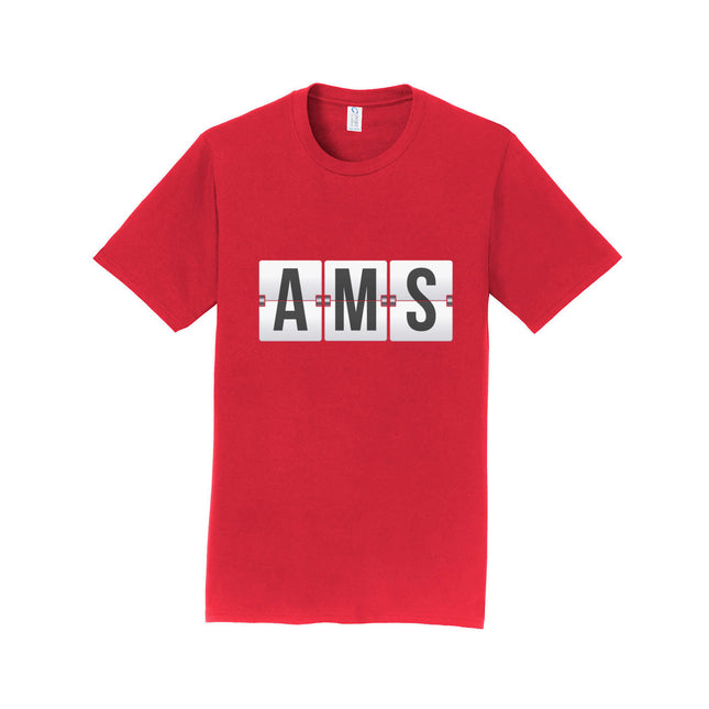 AMS (Amsterdam Airport Schiphol) Unisex T-Shirt