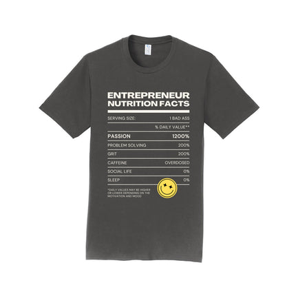 Entrepreneur Nutritional Facts Unisex T-Shirt