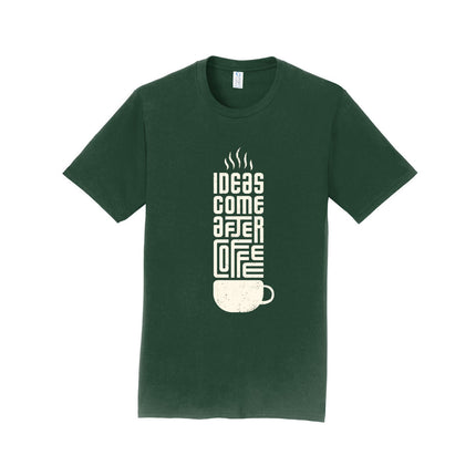Ideas Come After Coffee Unisex T-Shirt