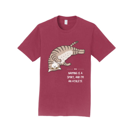 Cat Napping Is A Sport And I'm An Athlete Unisex T-Shirt