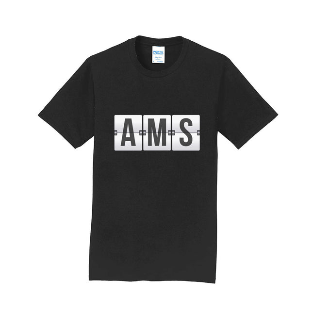AMS (Amsterdam Airport Schiphol) Unisex T-Shirt