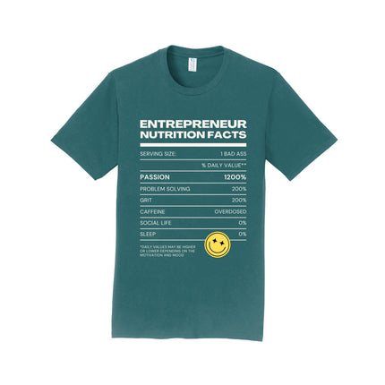 Entrepreneur Nutritional Facts Unisex T-Shirt
