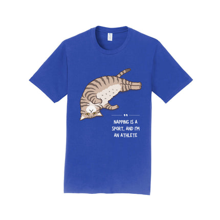 Cat Napping Is A Sport And I'm An Athlete Unisex T-Shirt